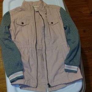 Girls pink and gray jacket